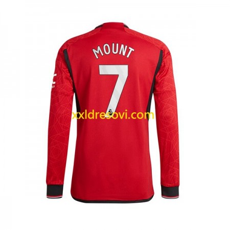 Manchester United Mount 7 Domaći Nogometni Dres 2023-2024 Dugim Rukavima